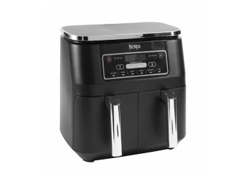 Ninja dvozonska fritezaKapac. 7.6L, 6 funk. kuhanja,do 75% brze i manje masti, snaga 2400W