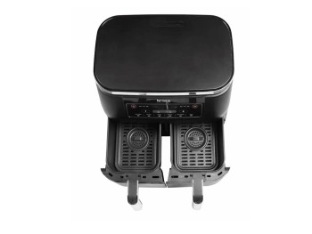 Ninja dvozonska fritezaKapac. 7.6L, 6 funk. kuhanja,do 75% brze i manje masti, snaga 2400W