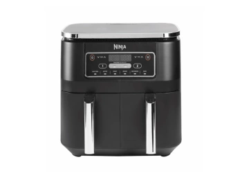 Ninja dvozonska fritezaKapac. 7.6L, 6 funk. kuhanja,do 75% brze i manje masti, snaga 2400W