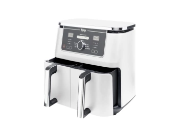 Ninja dvozonska fritezaKapac. 9.5L, 6 funk. kuhanjasnaga 2400W, PTFE neljepljivi premaz