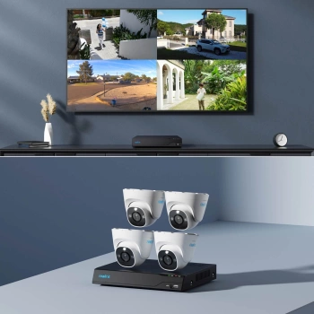 NVR snimač Reolink NVS8-12MD4 4k, 12MP, 8 kanalni NVR, 2TB HDD, 4x POE kamera