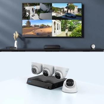 NVR snimač Reolink NVS8-5MD4 5MP, 8 kanalni NVR, 2TB HDD, 4x POE kamera