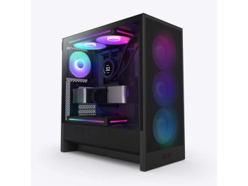 NZXT CASE H5 FLOW BLACK RGB mini-ITX, Micro-ATX, ATX, Mid-tower, 4x fan