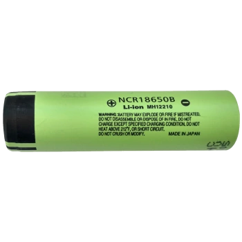 Panasonic Baterija akumulatorska, 18650B, 3.7V, 6.8A, 3400mAh - PA18650-B