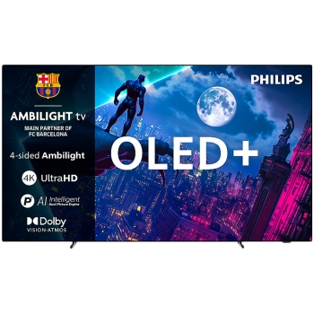 Philips 65OLED950/12 4K GOOGLE TV OLED+, 4-SIDE AMBILIGHT TV, 144 Hz, DUAL P5 AI  Procesor, 164 cm (65''), Dolby Vision and Dolby Atmos