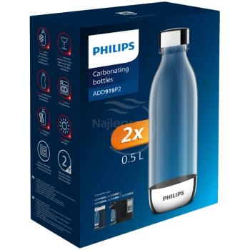 PHILIPS ADD919P2/10 Boca za soda vodu VIVA, 0.5 l, Twin pack