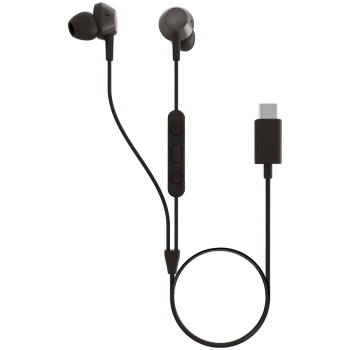 PHILIPS In-ear headphones with mic TAE5008BK/00 - USBC-C connector, 3 button in-line remote, 1.2m cable, black