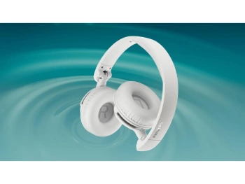 Philips TAH4500WT BT slusaliceBlokiranje buke; do70h bater;BT povezivanje 2 uredjaja; boja bijela