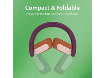 Philips TAK4200 djecije slusBT; LED svjetla; do 45h bateribezicno dijeljenje zvuka; aplikacija