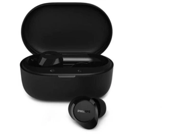 Philips TAT1300BK BT slualicekapice SecureFit; BT 6.0do 24h reprodukcije; boja crna