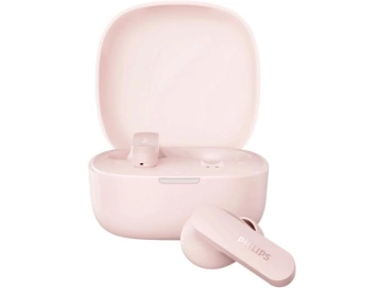Philips TAT2100PK BT slušalicedo 36h baterija; BT 6.0; IPX4; 4 mikrofona; pogonske jedinice od 10 mm