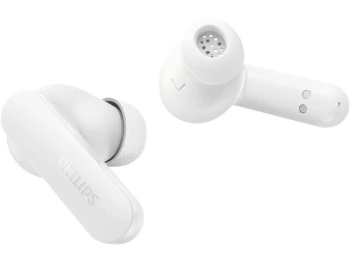 Philips TAT2100WT BT slušalicedo 36h baterija; BT 6.0; IPX4; 4 mikrofona; pogonske jedinice od 10 mm