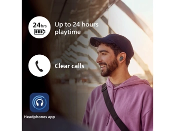Philips TAT3509GY/00 slušalice In-ear BT slušalice, do 24h, Noise Cancelling Pro