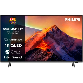 Philips TV QLED 75PQS8611/12, AMBILIGHT 4K QLED TV, 189 cm (75"), Titan OS Smart, P5 Image processor, Dolby Atmos