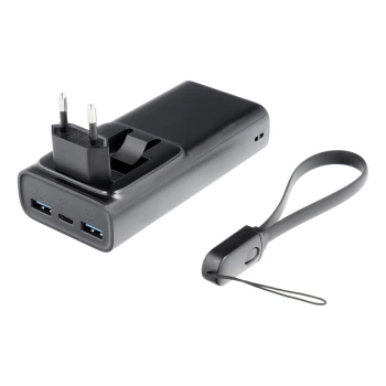 Prenosna baterija VEGER 10000mAh PD QC3.0 20W crna