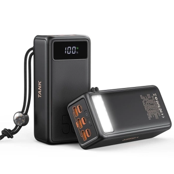 Prenosna baterija VEGER 56000mAh PD QC3.0 5A 130W Tank Boost crna