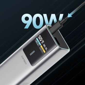 Prenosna baterija CUKTECH 10000mAh 150W USB-C USB-A Powerbank