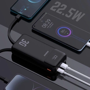 Prenosna baterija Dudao K15MAX 30000mAh PD 22.5W Built-in Cables