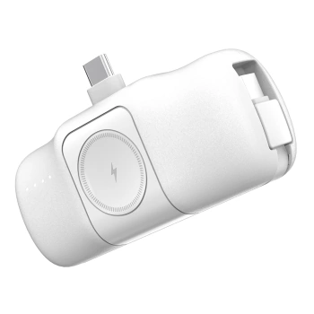 Prenosna baterija Wozinsky WF16-YCS 5000mAh 15W USB-C Mini USB-C + Apple watch