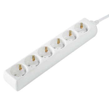 Produžni kabl HAMA, bijeli, 6 utičnica, 1,4m