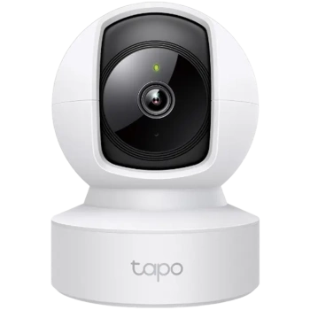 TP-Link Tapo C212 Pan/Tilt Home Security Wi-Fi Camera, 2K (2304x1296), 2.4 GHz, Horizontal 360º, 1 × Ethernet Port, Pan/Tilt, Smart AI Detection and Notifications (motion, people), Motion Tracking, Sound and Light Alarm, Remote Control, Two-Way Aud