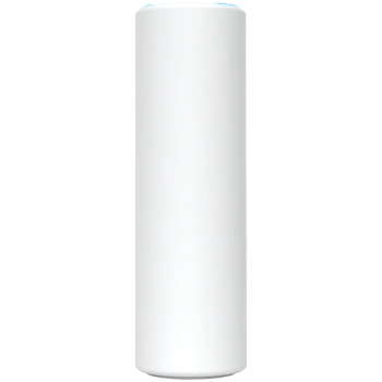 UBIQUITI U6 Mesh, WiFi 6, 6 spatial streams, 140 m² (1,500 ft²) coverage, 300+ connected devices, Powered using PoE, GbE uplink, Versatile tabletop, wall, and pole mounting, Weatherproof (outdoor exposed).