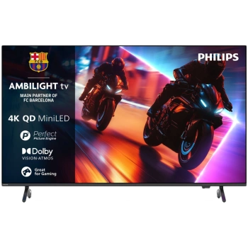 Philips 85MLED910/12 AMBILIGHT 4K Quantum Dot Mini-LED 144 Hz, 215.9 cm (85''),  P5 Perfect Picture Engine, Smart TV Titan OS, Dolby Vision i Atmos