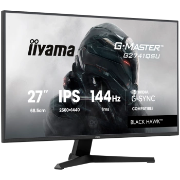 27 IPS Gaming, G-Master Black Hawk, G-SYNC Compatible, 2560x1440 144Hz, HDMI, DisplayPort, 1ms MPRT, Adaptive Sync, Speakers, USB 2x 2.0, Black Tuner