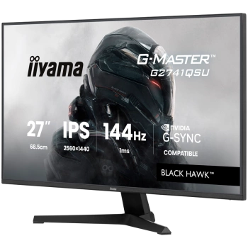 27 IPS Gaming, G-Master Black Hawk, G-SYNC Compatible, 2560x1440 144Hz, HDMI, DisplayPort, 1ms MPRT, Adaptive Sync, Speakers, USB 2x 2.0, Black Tuner