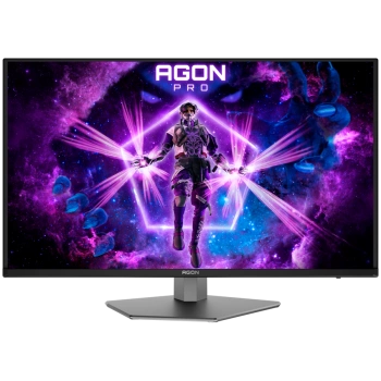 AGON PRO Gaming Monitor AG326UZD2 31.5" QD-OLED, UHD 3840x2160, 240Hz, 0.03ms GtG, 1000nits peak, DisplayHDR True Black 500, G-Sync Compatible, 2xHDMI 2.1, 1xDP 2.1, 1xUSB-C 65W PD/KVM, 2xUSB 3.2, 2x8W Speakers, Full Ergonomic, Black