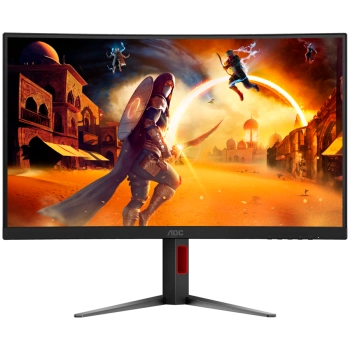 AOC Monitor Gaming CQ27G4Z2 Curved 27", QHD (2560x1440), Fast VA, 1500R, 260Hz (OC), 1ms (GtG), 400 cd/m2, 4000:1, Adaptive Sync, HDR400, 2x HDMI 2.0, 1x DP 1.4, HAS