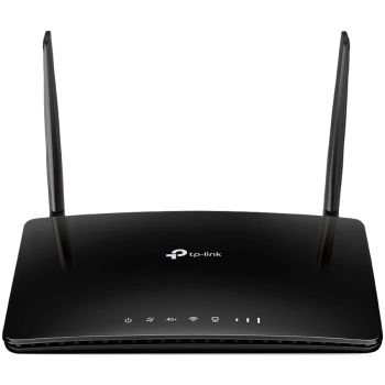 TP-Link Archer MR500 AC1200 4G LTE Advanced Cat6 Gigabit Router, Build-In 300Mbps 4G+ LTE Advanced Modem, 867 Mbps at 5 GHz + 300 Mbps at 2.4 GHz, 4G+ Cat6 300/50 Mbps, 2× Antennas, 3× G LAN Ports, 1× G WAN/LAN Port, LTE-FDD/LTE-TDD/DC-HSPA+/HSPA+