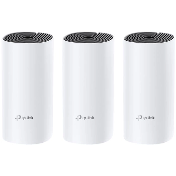 TP-Link Deco M4 (3-pack) AC1200 Whole-Home Mesh Wi-Fi System,Qualcomm CPU,867Mbps at 5GHz+300Mbps at 2.4GHz,2 Gigabit Ports, 2 internal antennas,MU-MIMO, Beamforming,Parental Controls,QoS,Reporting,Access Point Mode,IPv6 Ready,Deco App