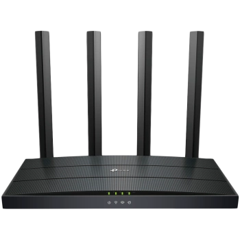 TP-Link Archer AX12 AX1500 Dual-Band Wi-Fi 6 Router, 300 Mbps at 2.4 GHz + 1201Mbps at 5 GHz, 4× Antennas, 1GHz Dual Core CPU, 1× G WAN Port + 3× G LAN Ports, 1024-QAM, OFDMA,Tether App,WPA3,AP Mode,IPv6 Support,IPTV, Beamforming,VPN server