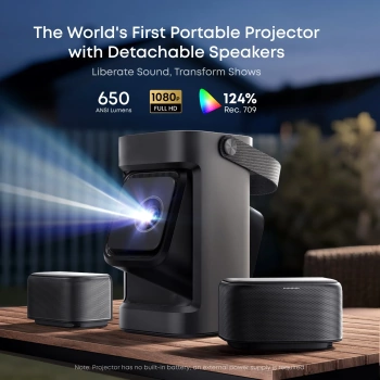 Projektor Soundcore Nebula P1 Anker, 1080p Full HD, 650 ANSI Lumens