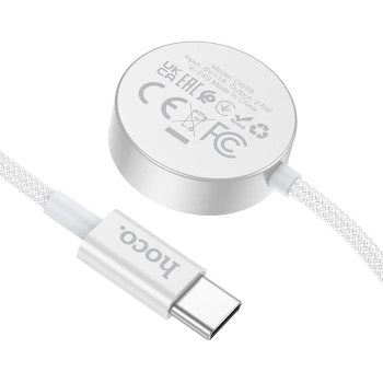 Punjač HOCO CW59 inductive za Apple watch i Samsung Watch USB-C 2.5W