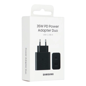 Punjač Samsung TA220NBEGEU 35W QC 3.0 PD crni