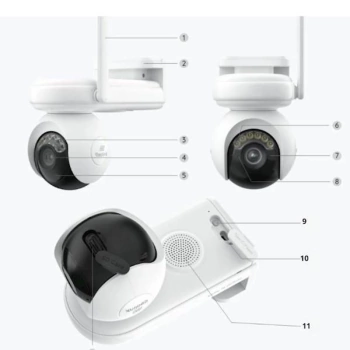 Reolink Ip Kamera Altas serija B660 Noćni 4K ColorX, 360°, WI-FI 6