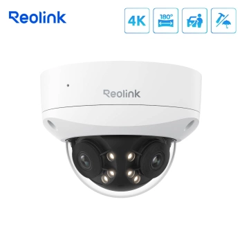 Reolink IP Kamera Duo serija P737 POE, 8MP, 4K, IK10 otporna, 180° pogledom, Noćni vid