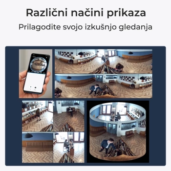 Reolink Ip Kamera Fisheye P520 6MP, 360° Fisheye pogled, POE