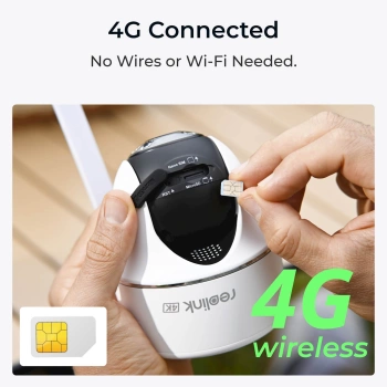 Reolink IP Kamera GO serija G440 4K, Baterijska, 4G LTE, Pan&Tilt