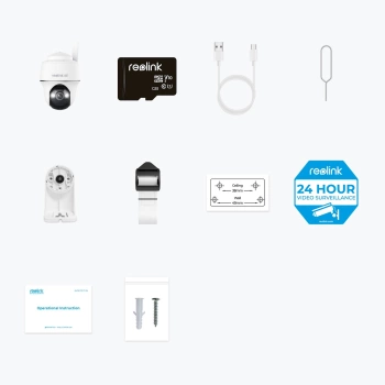 Reolink IP Kamera GO serija G440 4K, Baterijska, 4G LTE, Pan&Tilt