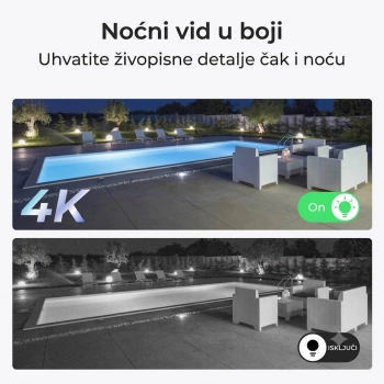 Reolink Ip Kamera serija P330P 4K, Zunanja, 180°, POE
