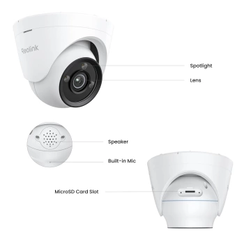 Reolink Ip Kamera serija P335X POE, 4K, 8MP, POE, ColorX, HDR