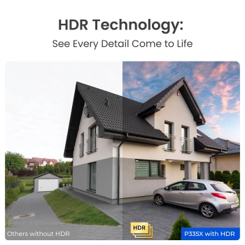 Reolink Ip Kamera serija P335X POE, 4K, 8MP, POE, ColorX, HDR