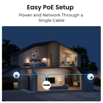 Reolink Ip Kamera serija P335X POE, 4K, 8MP, POE, ColorX, HDR