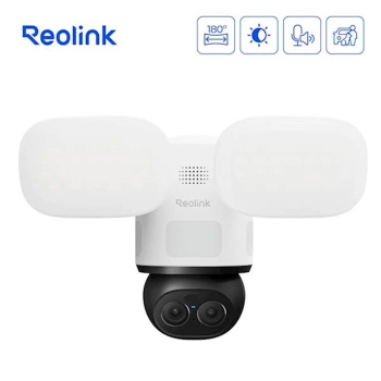Reolink Ip Kamera TrackFlex Floodlight F850W, 8MP, 4K, 3000 lumena reflektori 30M IR, 6x zoom, Ai