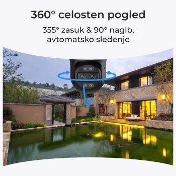 Reolink IP Kamera Trackmix Serija P760 4K, Dvojna leća, POE