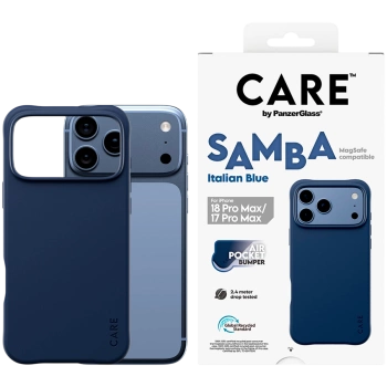 Samba Case Italian Blue w. MagSafe iPhone 18 Pro Max