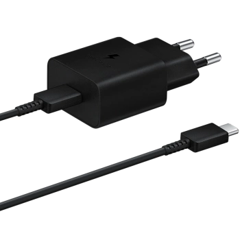 Samsung 15W Fast Charging USB-C Wall Charger Black (cable included)